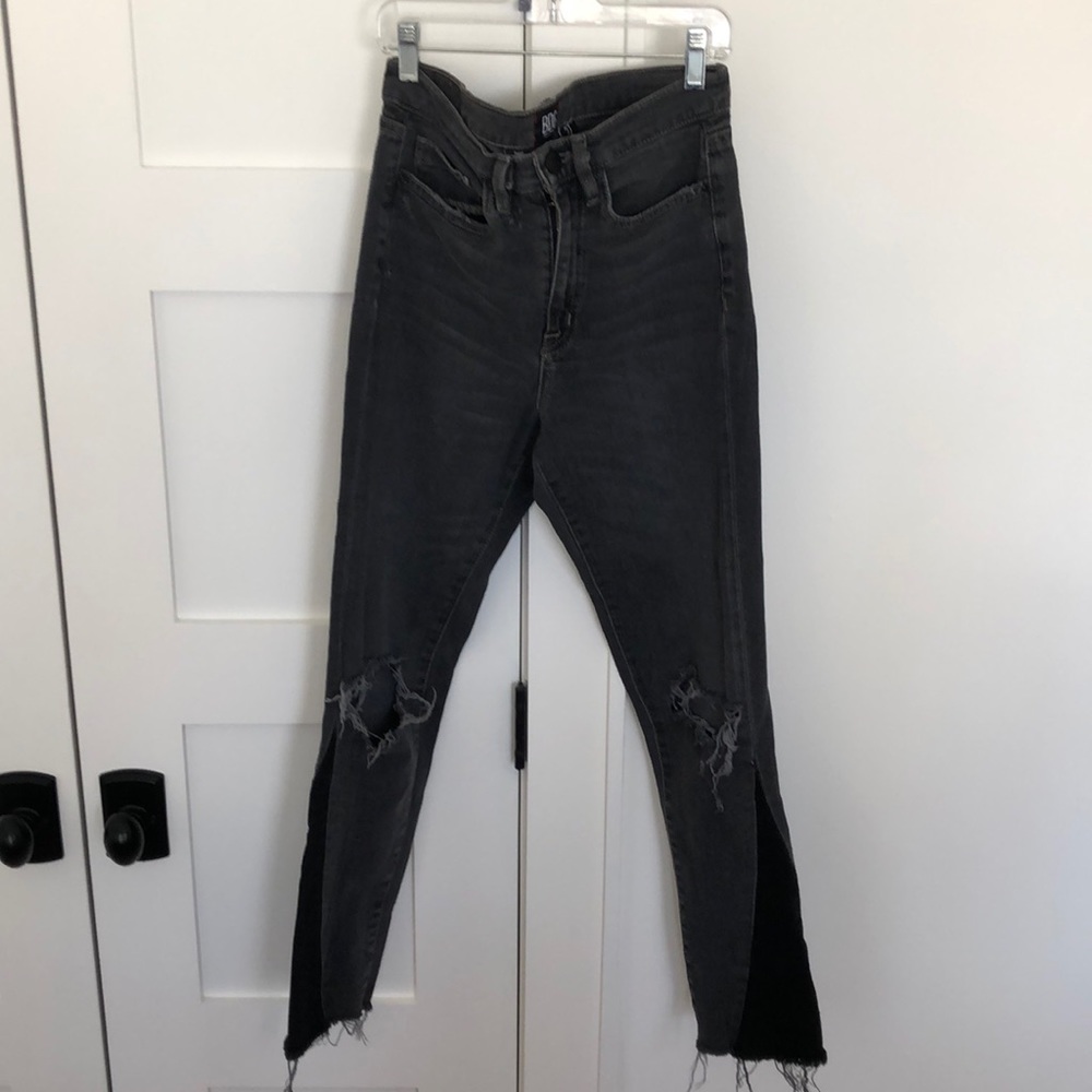 Super high waisted BDG gray denim